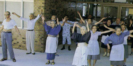昭和50年代頃（体操の様子）