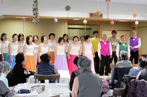 歌と踊りの慰問
